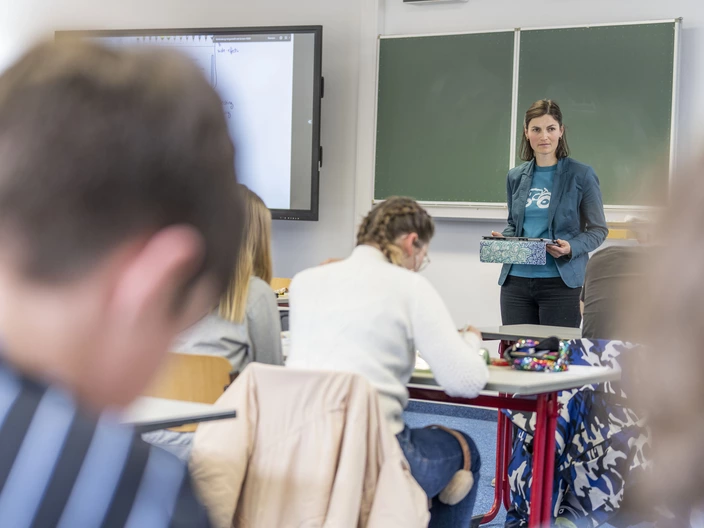 Lehrerin im Unterricht
